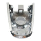 Chrome door handle cap cover inner mount with circular opening and metal tabs