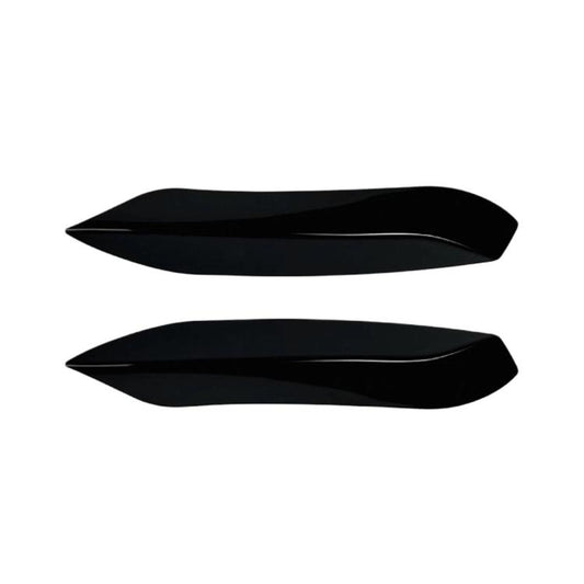 For BMW M3 F80 / F81 M4 F82 / F83 2015-2020 Car Accessories Stickers, Front Air Blade Black, Front Air Blade Carbon Fiber, Front Bumper Trim Black, Front Bumper Trim Carbon Fiber, Front Lip Black, Lip Carbon Fiber