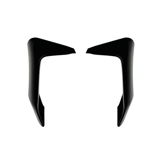 For BMW M3 F80 / F81 M4 F82 / F83 2015-2020 Car Accessories Stickers, Front Air Blade Black, Front Air Blade Carbon Fiber, Front Bumper Trim Black, Front Bumper Trim Carbon Fiber, Front Lip Black, Lip Carbon Fiber