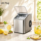 Portable Ice Maker Countertop 9 Cubes In 6-8 Mins Compact Ice Machine For RV Home, US Plug 110V, EU Plug 220V, UK Plug 220V