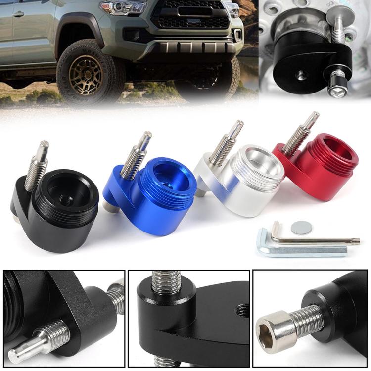 Clutch belt removal tool set in multiple colors with L-wrenches and spacer