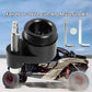 Black clutch belt removal tool with hex keys and spacer on ATV drivetrain area