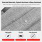 Textured gray backpack fabric with water-resistant, wear-resistant material surface detail