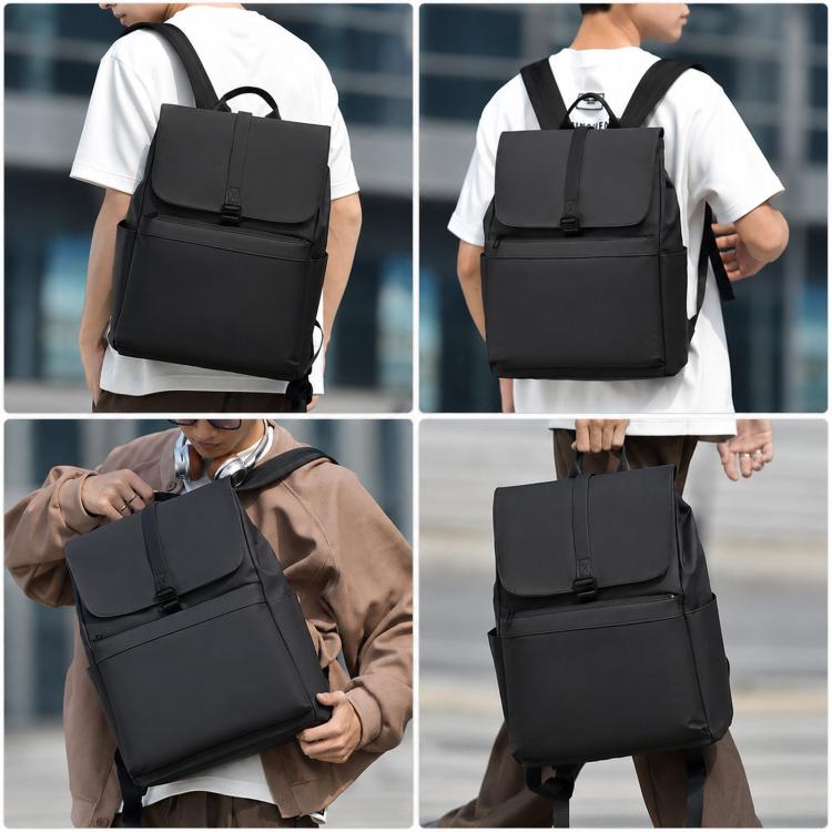 REMOID Water-Resistant Laptop Backpack With Luggage Strap 22L Slim Travel Daypack
