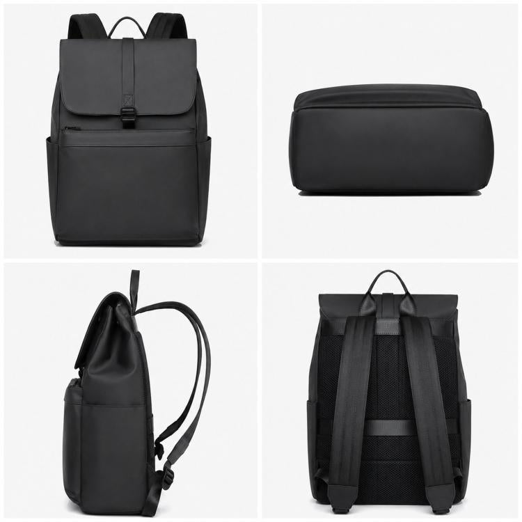 REMOID Water-Resistant Laptop Backpack With Luggage Strap 22L Slim Travel Daypack