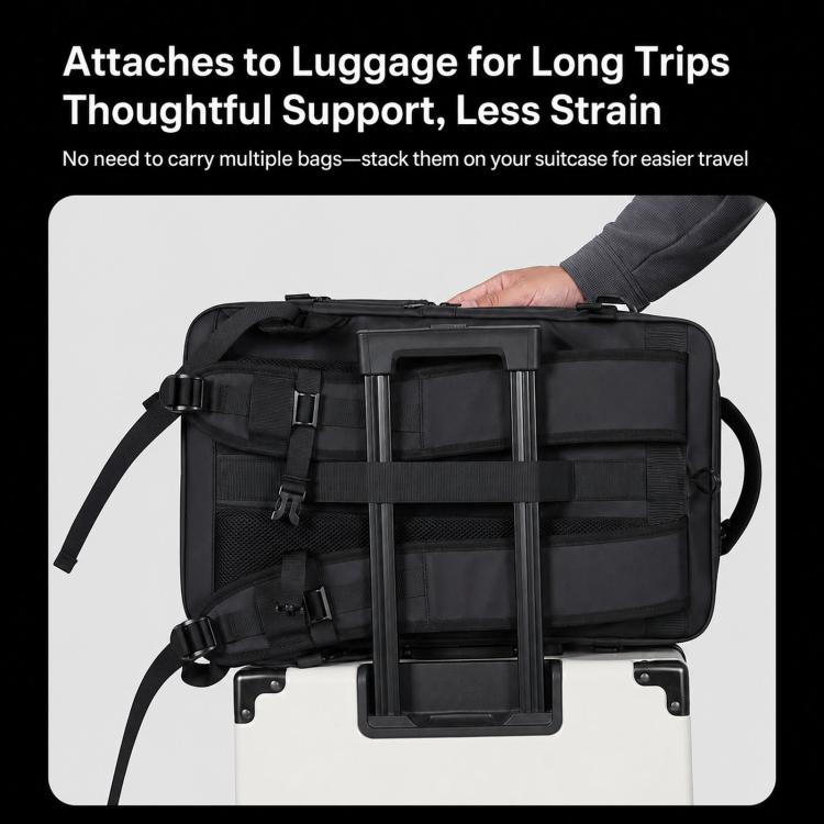 REMOID Travel Laptop Backpack With Shoe Compartment, USB Charging Port