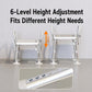 Anti-slip suction bath chair with adjustable height legs for different needs