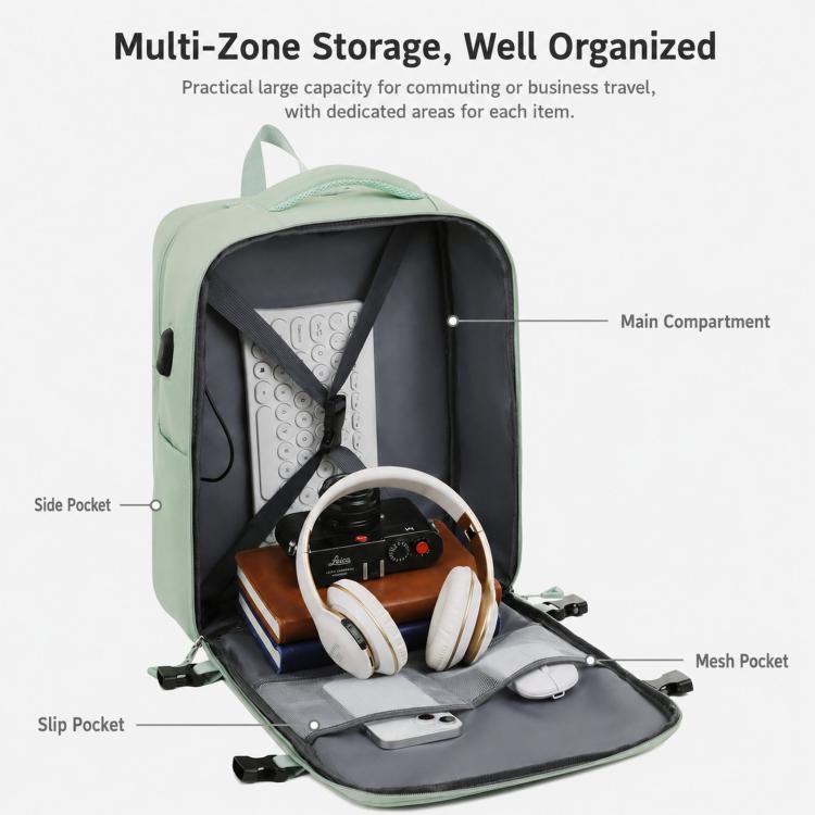 REMOID Travel Laptop Backpack Water Resistant Oxford Daypack
