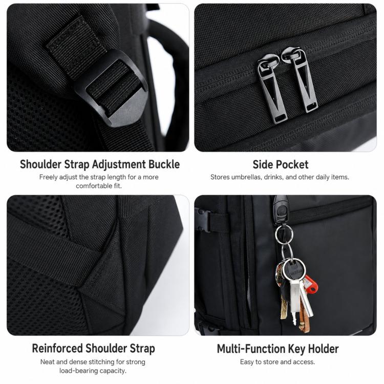 REMOID M006 Travel Laptop Backpack Water Resistant Luggage Rucksack
