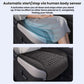 Car seat cooling pad with raised grid surface on the front seat