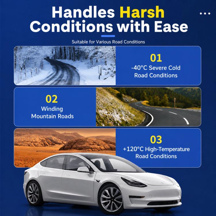 Tire pressure monitoring sensor with valve stem on wheel, for harsh road conditions