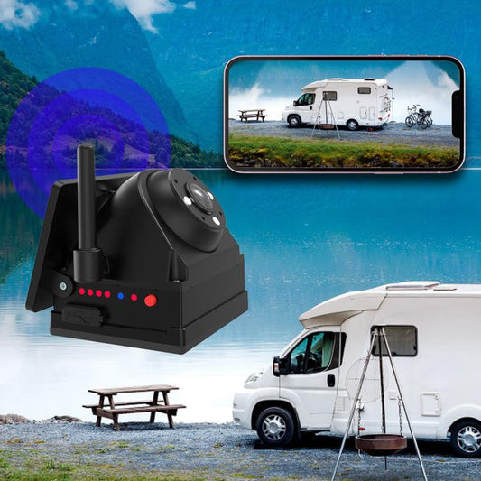 Wireless WIFI Magnetic Solar-Powered HD Camera Dashcam Reversing Camera, F25C