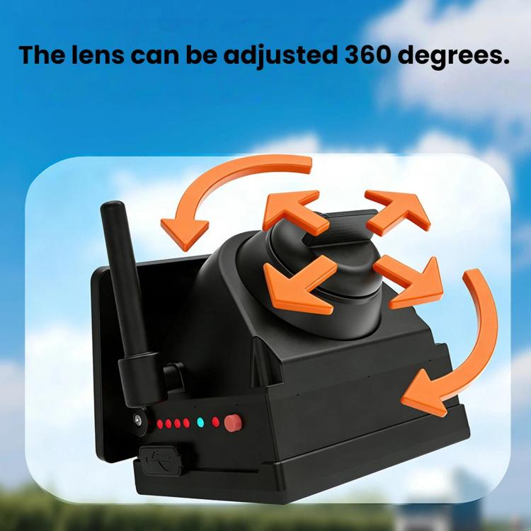 Wireless WIFI Magnetic Solar-Powered HD Camera Dashcam Reversing Camera, F25C