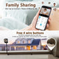 2K HD Smart Dual Bracket Window Camera WiFi Punch-Free Home Security Camera