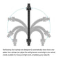 Self Closing Gate Spring Adjustable Black Door Closer Spring For Wooden Fence Yard Gates