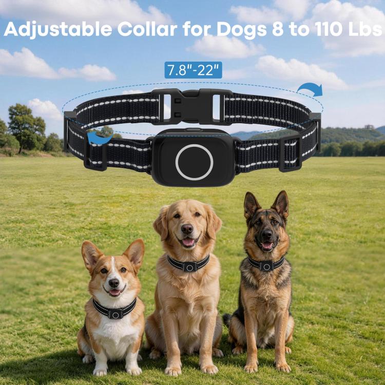 Smart APP Electric Shock Anti-barking Device Smart Collar For Pet Training