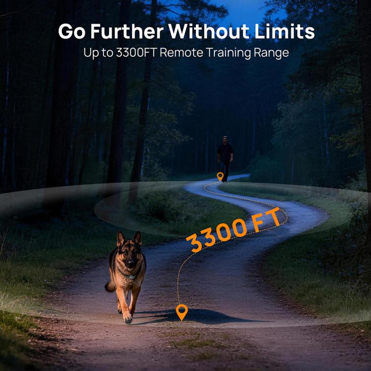 Outdoor Waterproof Smart Wireless Electronic Fence Training Collar for Dogs