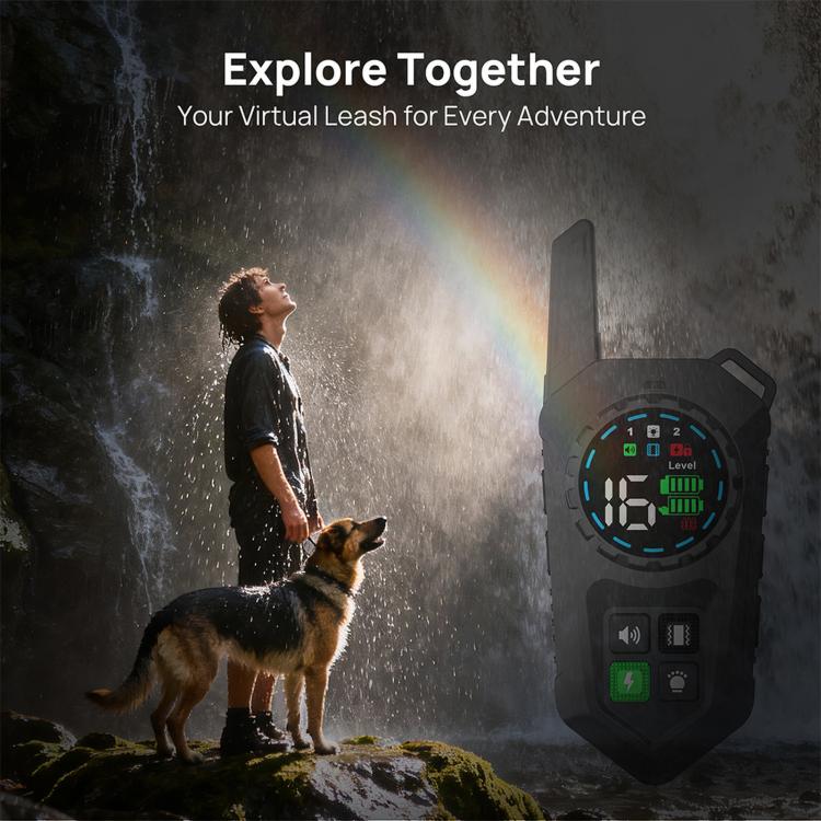 Outdoor Waterproof Smart Wireless Electronic Fence Training Collar for Dogs