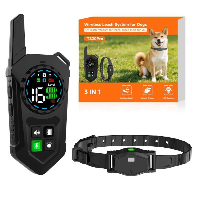 Outdoor Waterproof Smart Wireless Electronic Fence Training Collar for Dogs