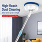 Electric Window Cleaner With Extension Pole Cordless Spin Scrubber