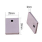 Metal paint scraper tool size view with 25mm and 30mm labels