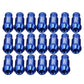 D1SPEC 20pcs /Set M12 X 1.5 Racing Wheel Nut