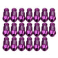 D1SPEC 20pcs /Set M12 X 1.5 Racing Wheel Nut