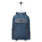 AOKING Wheeled Backpack for Travel 18cm Large Wheel Rolling Laptop Bag Business Trolley Backpack