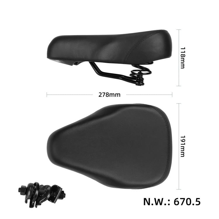 For KuKirin G2 Max Electric Scooter Seat Replacement Wide Padded Scooter Saddle Cushion