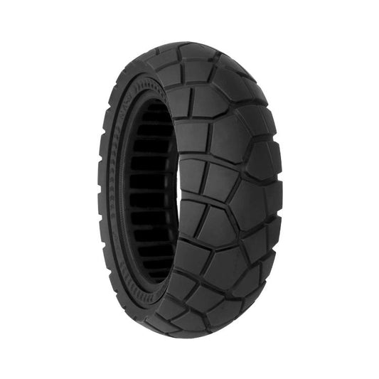 Ulip 80/50-6.5 Off-Road Solid Tire for Electric Scooter 10 Inch Puncture-Proof Flat-Free Rubber Replacement Tire