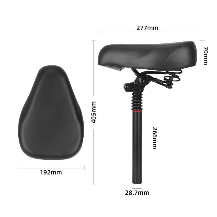 For KuKirin G2 Max Electric Scooter Seat Kit Padded Saddle Complete Assembly Repair Kit