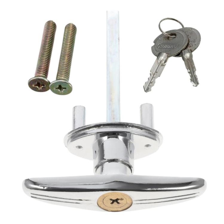 Garage Door Manual Cross Key Emergency Lock Handle Roller & Panel Door Lock Cylinder