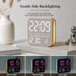 Digital Alarm Clock LED Desk Clock with Night Light USB Output Dimmable Display