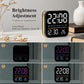 Digital Alarm Clock LED Desk Clock with Night Light USB Output Dimmable Display