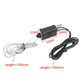 Black emergency brake switch module with lanyard cord and black power cable