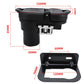 Black trailer connector module with mounting bracket and size markings (120mm x 81mm)