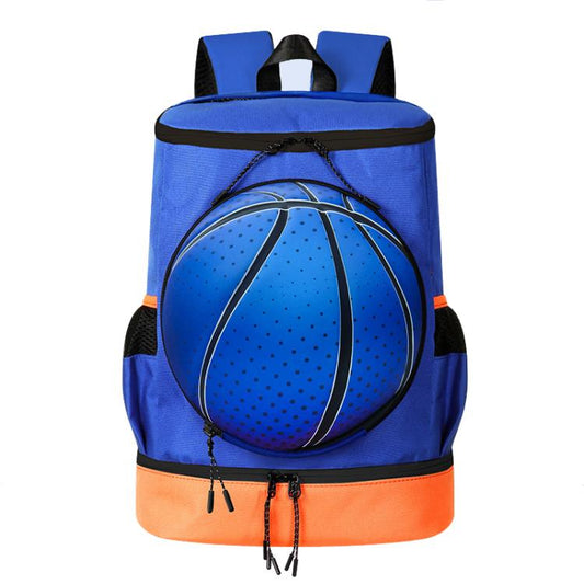 Basketball Backpack with Separate Ball Holder & Shoe Compartment Sports Bag Soccer Volleyball Training, Kids, Adult