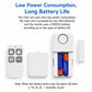2 In 1 Wireless Door Window Alarm With Remote Control 130dB Magnetic Sensor For Home Security 4 Modes