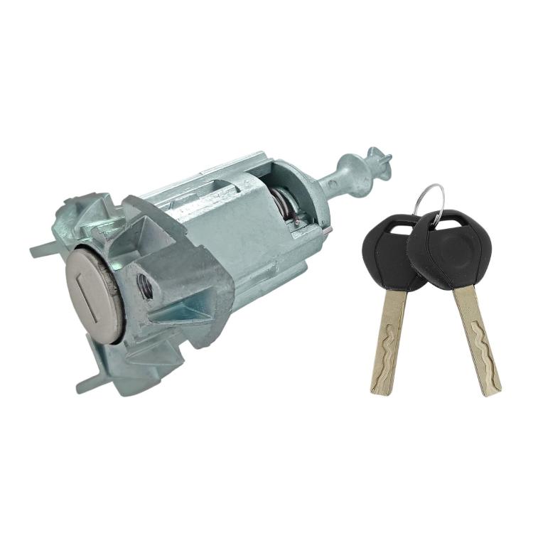 Door lock cylinder with 2 keys for BMW X5 E53, side view metal lock with keys