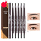 Dual-ended eyebrow pencil set with spoolie brush, swatches 04 and 05