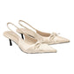 5cm Pointed Toe Backless Low Cut Stiletto Heels, 34, 35, 36, 37, 38, 39, 40, 41, 42