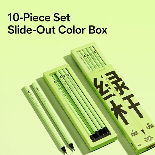 Deli 10 PCS/Pack Student Writing And Drawing Pencils Easy To Sharpen Sketch Pencils, HB, 2B