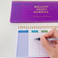 Undated Weekly Planner Pad Desktop Weekly Schedule Notebook with To-Do List 12 x 4.8 inch 60 Sheets