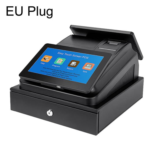 Yokoscan T3 Dual Touch Screen All-In-One Pos Machine Cash Register With Printer For Catering Supermarket, US Plug, UK Plug, EU Plug, AU Plug