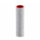 Replacement vacuum filter cartridge, grey foam filter with red top rim.