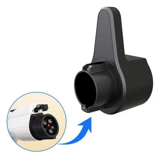 EV Charger Holder Wall Mount Compact Electric Vehicle Charger Holster Dock & Cable Hook, SAE J1772 US Standard, Type 2 EU Standard