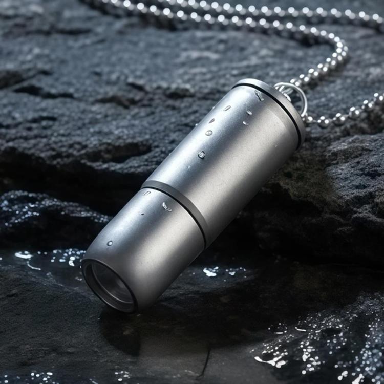 Mini Flashlight EDC Portable Titanium Alloy Keychain