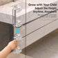 Clear suction cup glass door handle with chrome bar and adjustable grip position