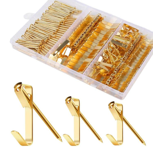 184 in 1 Metal Picture Frame Hook Set For Frame And Decor Hanging, 184 in 1