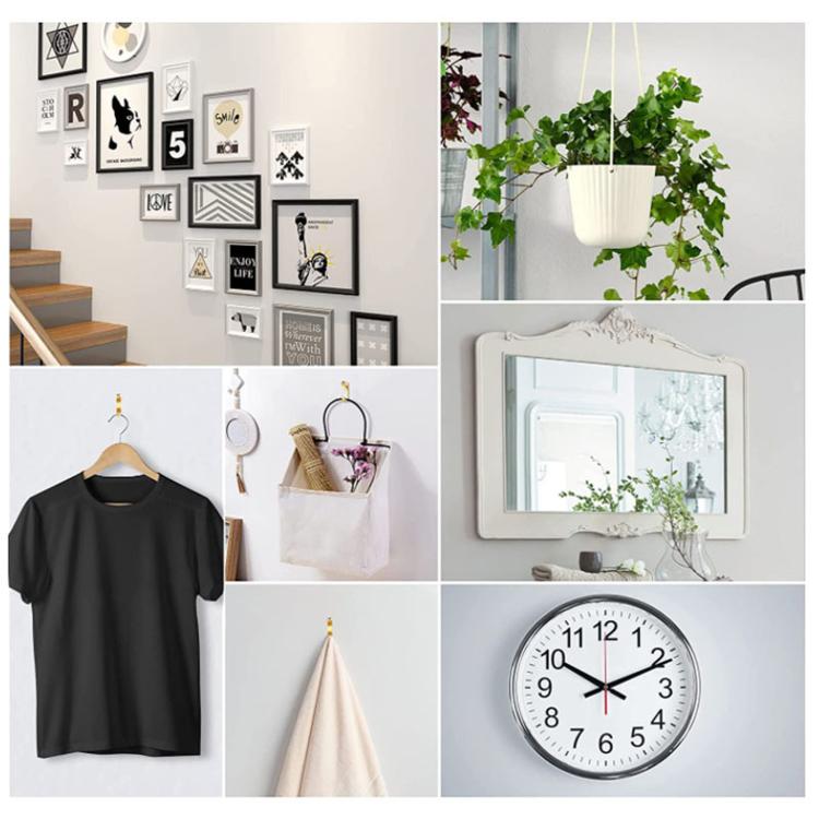 184 in 1 Metal Picture Frame Hook Set For Frame And Decor Hanging, 184 in 1